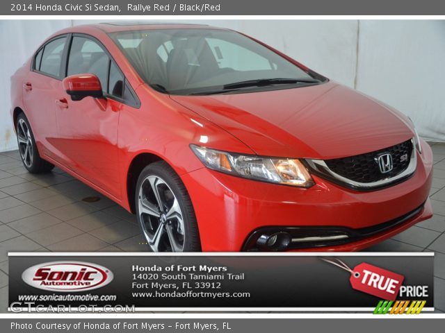 2014 Honda Civic Si Sedan in Rallye Red