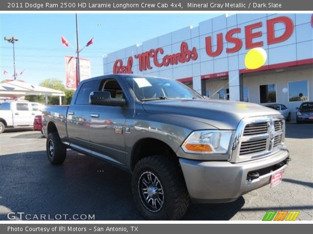 2011 Dodge Ram 2500 HD Laramie Longhorn Crew Cab 4x4 in Mineral Gray Metallic