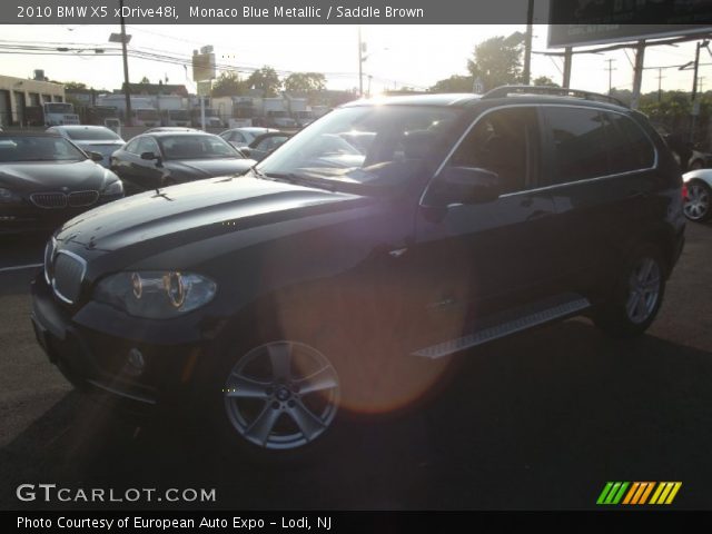 2010 BMW X5 xDrive48i in Monaco Blue Metallic