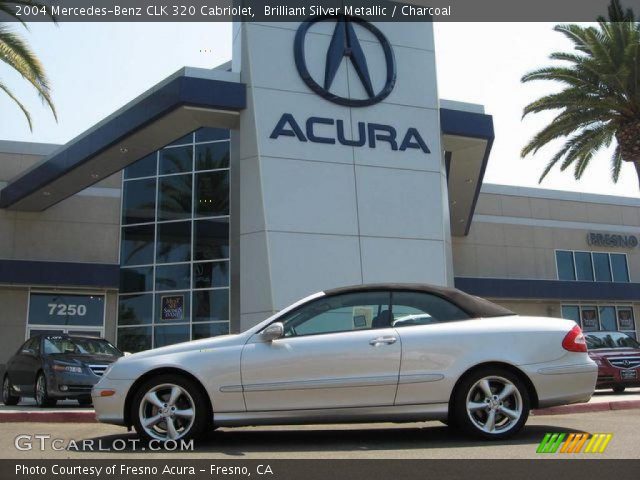 2004 Mercedes-Benz CLK 320 Cabriolet in Brilliant Silver Metallic