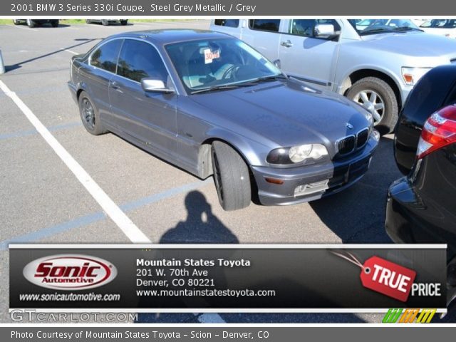 2001 BMW 3 Series 330i Coupe in Steel Grey Metallic