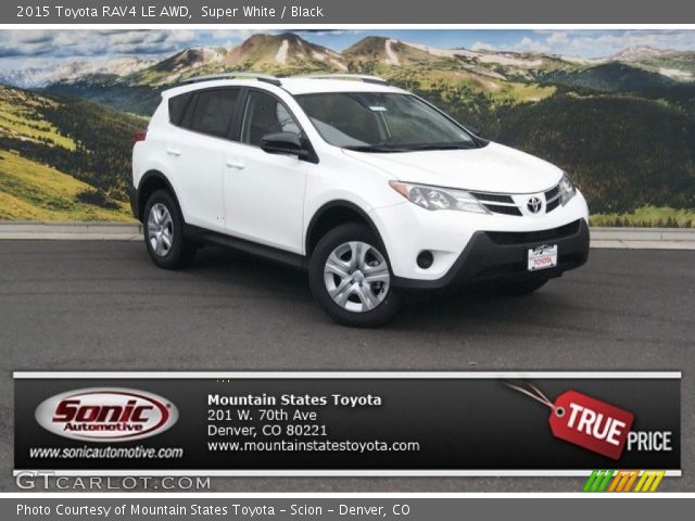 2015 Toyota RAV4 LE AWD in Super White