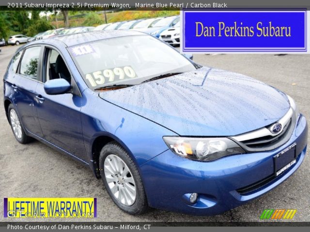 2011 Subaru Impreza 2.5i Premium Wagon in Marine Blue Pearl