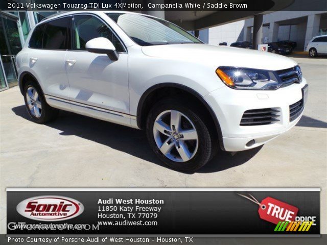 2011 Volkswagen Touareg TDI Lux 4XMotion in Campanella White