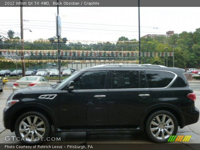 2012 Infiniti QX 56 4WD in Black Obsidian