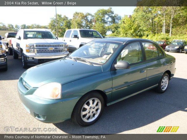 2004 Kia Rio Sedan in Willow Green