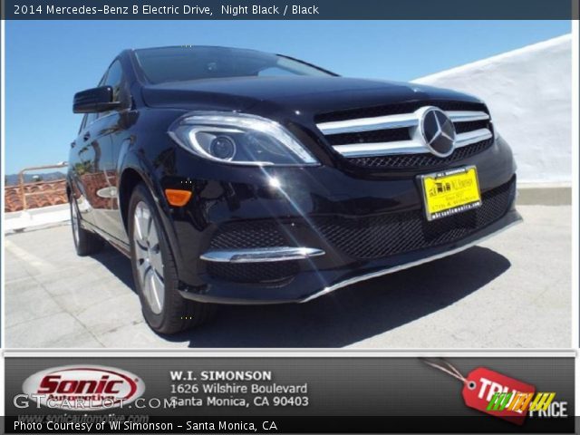 2014 Mercedes-Benz B Electric Drive in Night Black