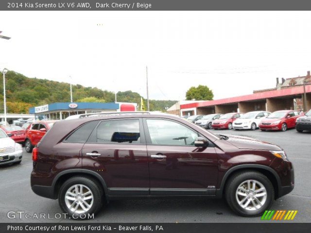 2014 Kia Sorento LX V6 AWD in Dark Cherry