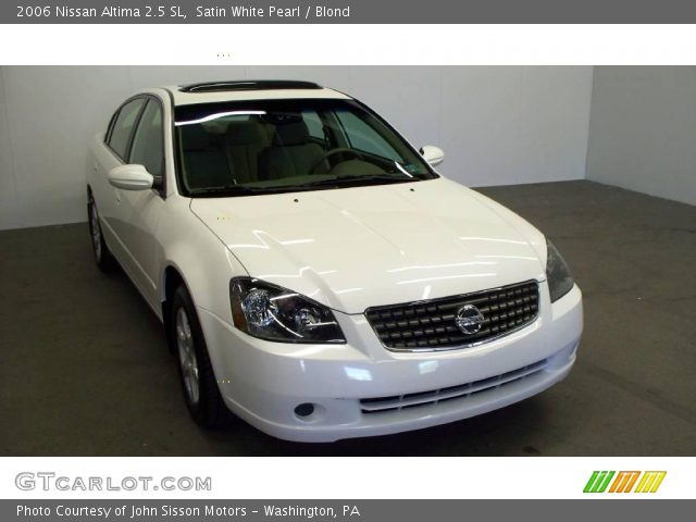 2006 Nissan Altima 2.5 SL in Satin White Pearl