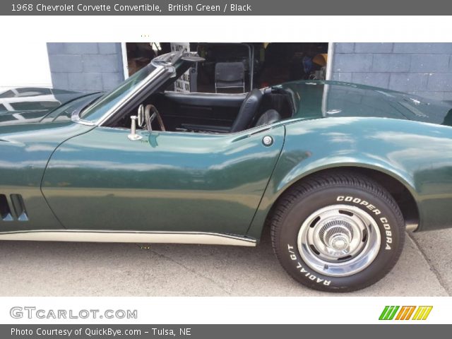 1968 Chevrolet Corvette Convertible in British Green