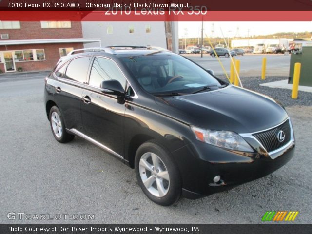 2010 Lexus RX 350 AWD in Obsidian Black