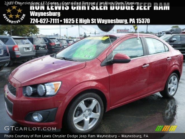 2013 Chevrolet Sonic LTZ Sedan in Crystal Red Tintcoat