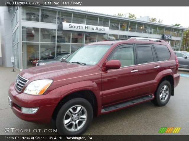 2008 Lexus GX 470 in Salsa Red Pearl