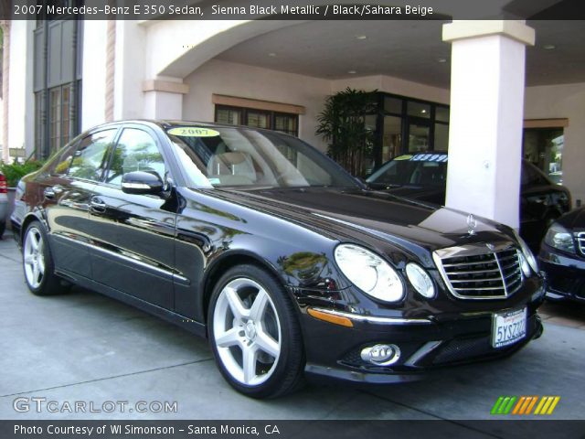 2007 Mercedes-Benz E 350 Sedan in Sienna Black Metallic