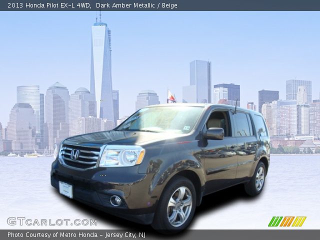 2013 Honda Pilot EX-L 4WD in Dark Amber Metallic