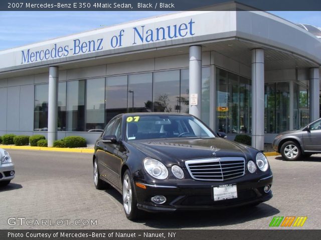 2007 Mercedes-Benz E 350 4Matic Sedan in Black