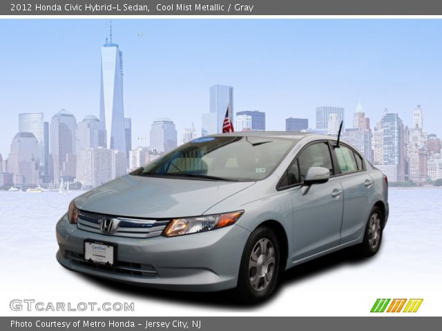 2012 Honda Civic Hybrid-L Sedan in Cool Mist Metallic