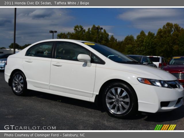 2011 Honda Civic EX Sedan in Taffeta White