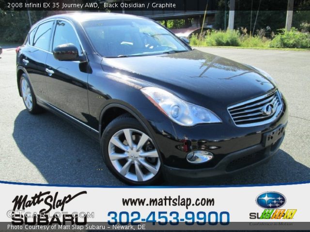 2008 Infiniti EX 35 Journey AWD in Black Obsidian