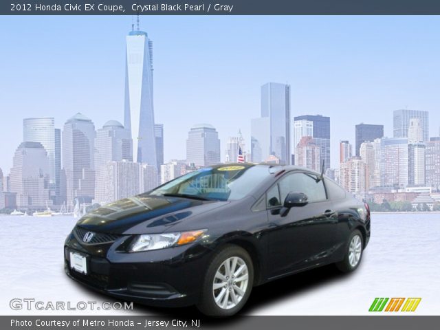 2012 Honda Civic EX Coupe in Crystal Black Pearl