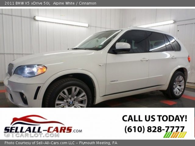 2011 BMW X5 xDrive 50i in Alpine White