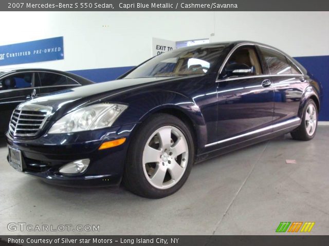 2007 Mercedes-Benz S 550 Sedan in Capri Blue Metallic