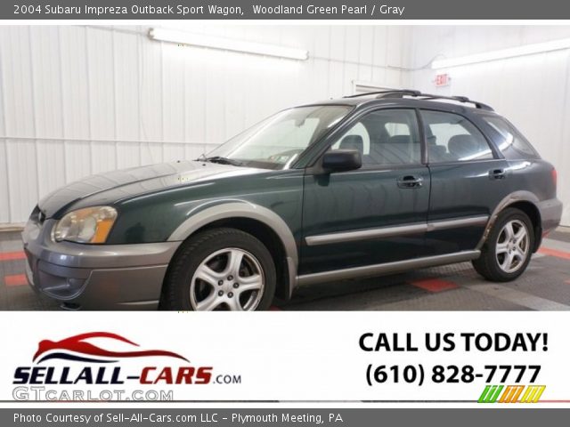 2004 Subaru Impreza Outback Sport Wagon in Woodland Green Pearl