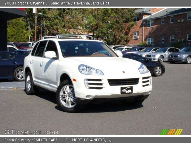 2008 Porsche Cayenne S in Sand White