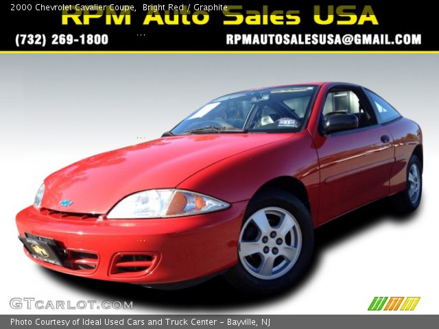 2000 Chevrolet Cavalier Coupe in Bright Red