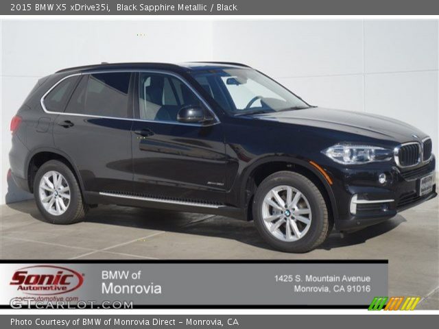 2015 BMW X5 xDrive35i in Black Sapphire Metallic