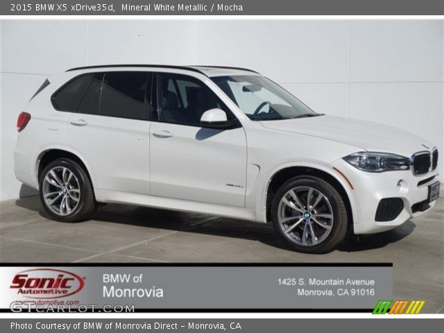 2015 BMW X5 xDrive35d in Mineral White Metallic