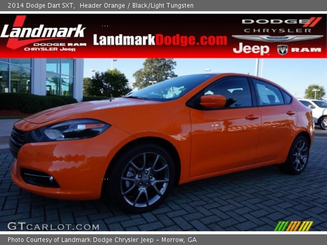2014 Dodge Dart SXT in Header Orange