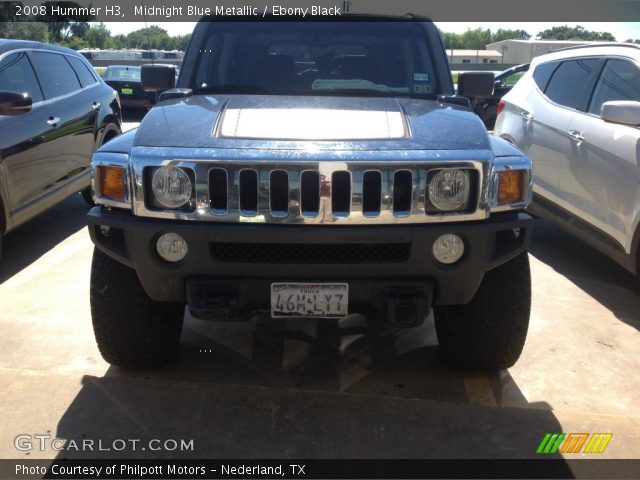 2008 Hummer H3  in Midnight Blue Metallic