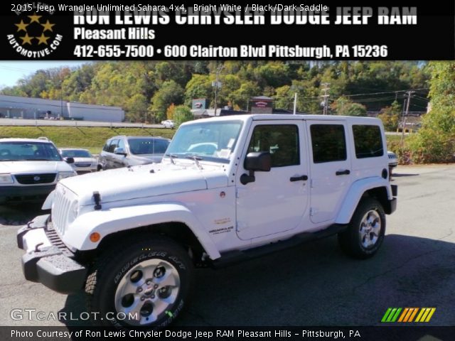 2015 Jeep Wrangler Unlimited Sahara 4x4 in Bright White