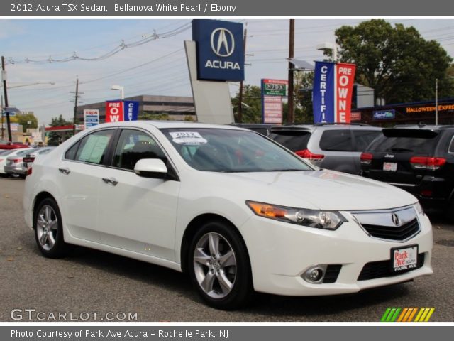 2012 Acura TSX Sedan in Bellanova White Pearl
