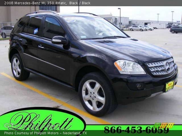 2008 Mercedes-Benz ML 350 4Matic in Black