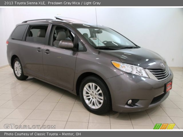 2013 Toyota Sienna XLE in Predawn Gray Mica