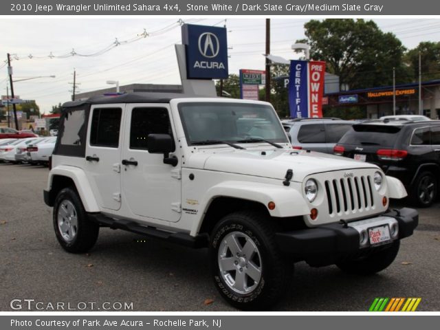 2010 Jeep Wrangler Unlimited Sahara 4x4 in Stone White