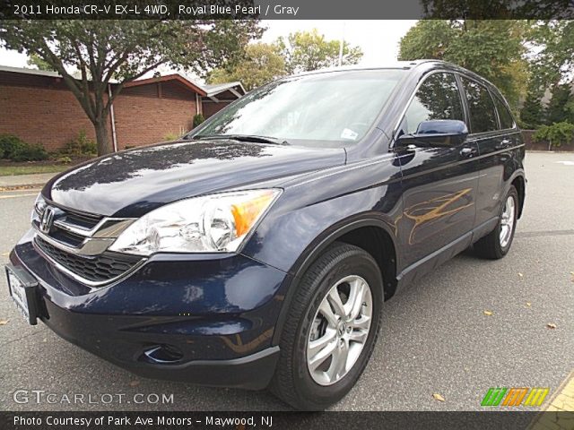 2011 Honda CR-V EX-L 4WD in Royal Blue Pearl