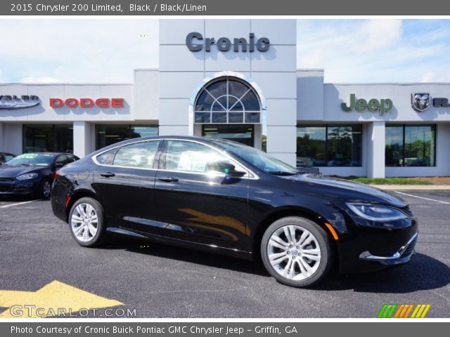 2015 Chrysler 200 Limited in Black