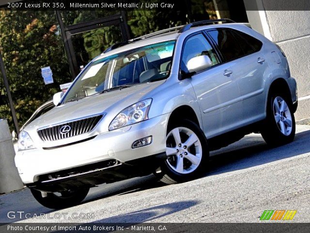 2007 Lexus RX 350 in Millennium Silver Metallic