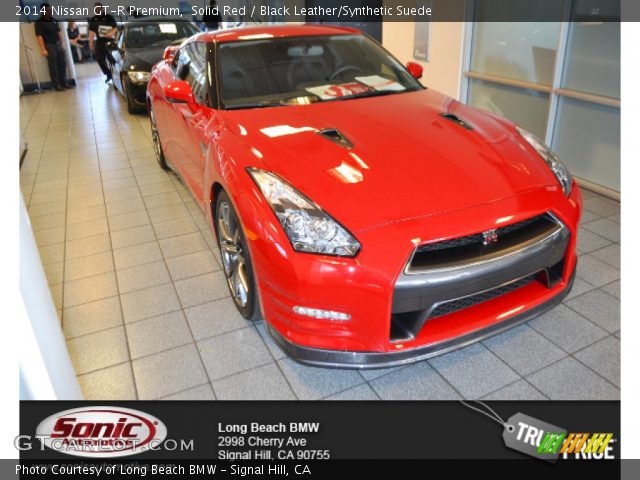 2014 Nissan GT-R Premium in Solid Red