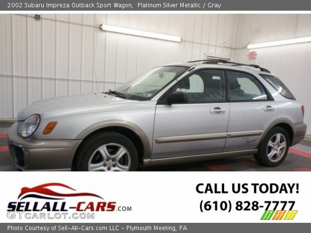 2002 Subaru Impreza Outback Sport Wagon in Platinum Silver Metallic