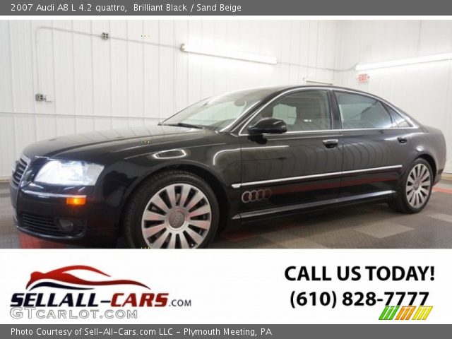 2007 Audi A8 L 4.2 quattro in Brilliant Black