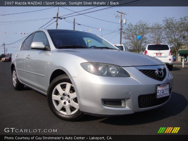 2007 Mazda MAZDA3 i Sport Sedan in Sunlight Silver Metallic