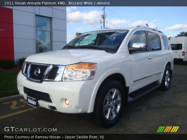 2011 Nissan Armada Platinum 4WD in Blizzard White
