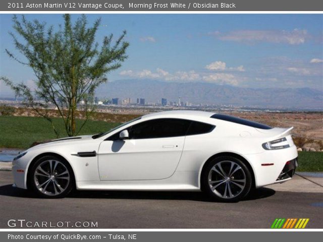 2011 Aston Martin V12 Vantage Coupe in Morning Frost White