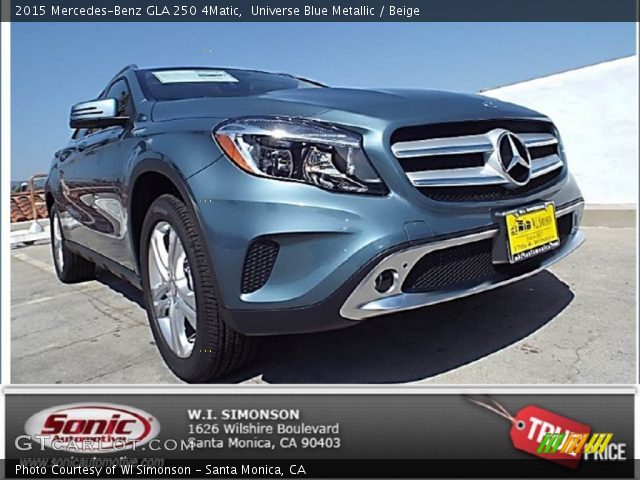 2015 Mercedes-Benz GLA 250 4Matic in Universe Blue Metallic