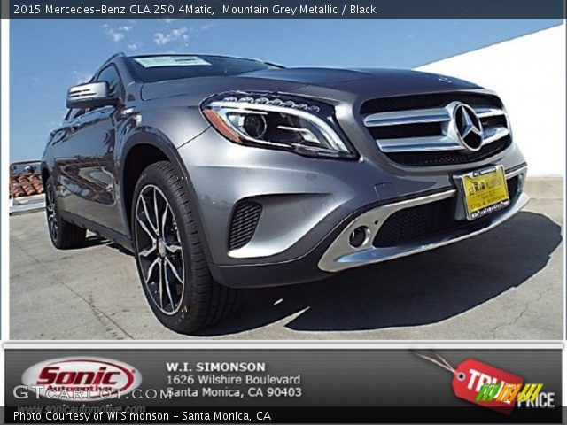 2015 Mercedes-Benz GLA 250 4Matic in Mountain Grey Metallic