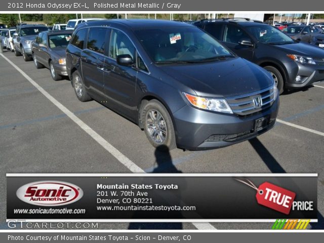 2012 Honda Odyssey EX-L in Polished Metal Metallic